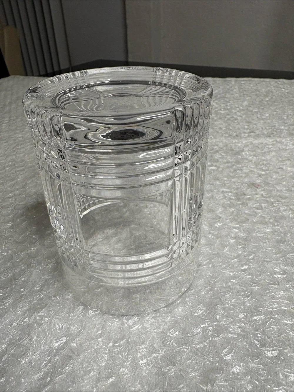 Ralph Lauren Glen Plaid Crystal Old Fashioned Glass